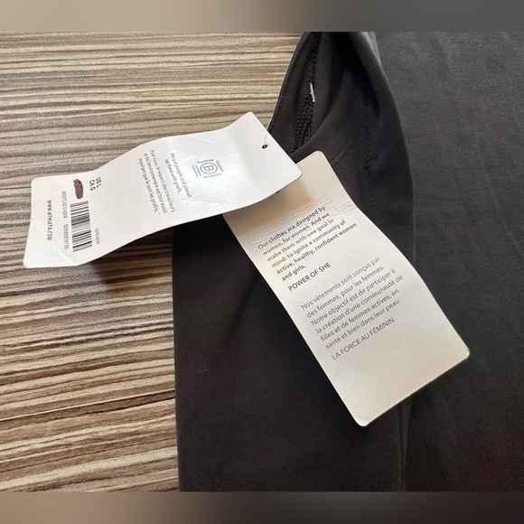 NEW Athleta Black Seasoft Tank Dress Sz. L - Picture 4 of 4